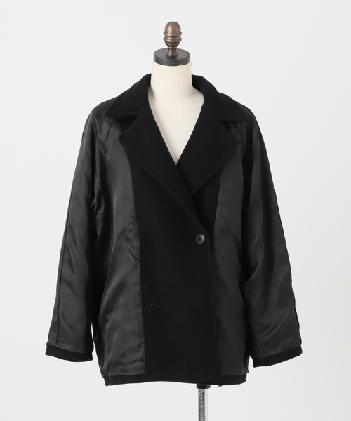 WEB限定》［25AW新作］尾州ウールショートPコート（ピーコート