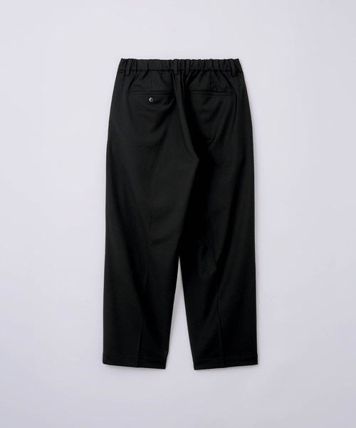 SLICK（スリック）の「【SLICK/スリック】T/R Gabardine Stretch One Tuck Tapered Pants/TRギャバジンワンタックテーパードスラックス / セットアップ（スラックス・メンズ・ブラック/チャコールグレー/ブラウン・2/1/3）」の5枚目の写真