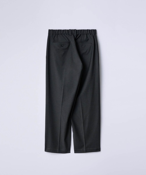 SLICK（スリック）の「【SLICK/スリック】T/R Gabardine Stretch One Tuck Tapered Pants/TRギャバジンワンタックテーパードスラックス / セットアップ（スラックス・メンズ・ブラック/チャコールグレー/ブラウン・2/1/3）」の7枚目の写真
