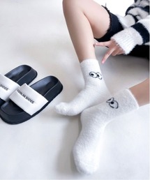 Port（ポート）の「【 Port / ポート 】 ふわふわ アイモチーフ ルームソックス / 靴下 ( 23~25㎝ ) #（ソックス/靴下・レディース）」