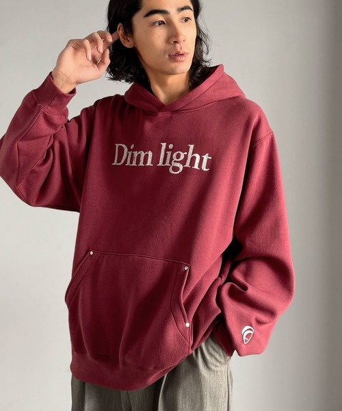 Classical Origin（クラシカルオリジン）の「「暖か素材。」裏起毛ロゴ＆スタッズ使いプルパーカー／Brushed Lining Logo＆Stud Accents Pullover Hoodie（パーカー・メンズ・ブラック/レッド/杢グレー・SMALL/MEDIUM/LARGE）」の12枚目の写真