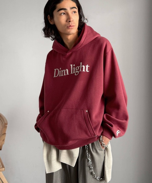 Classical Origin（クラシカルオリジン）の「「暖か素材。」裏起毛ロゴ＆スタッズ使いプルパーカー／Brushed Lining Logo＆Stud Accents Pullover Hoodie（パーカー・メンズ・ブラック/レッド/杢グレー・SMALL/MEDIUM/LARGE）」の13枚目の写真