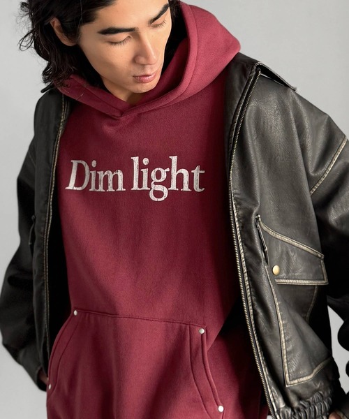Classical Origin（クラシカルオリジン）の「「暖か素材。」裏起毛ロゴ＆スタッズ使いプルパーカー／Brushed Lining Logo＆Stud Accents Pullover Hoodie（パーカー・メンズ・ブラック/レッド/杢グレー・SMALL/MEDIUM/LARGE）」の11枚目の写真