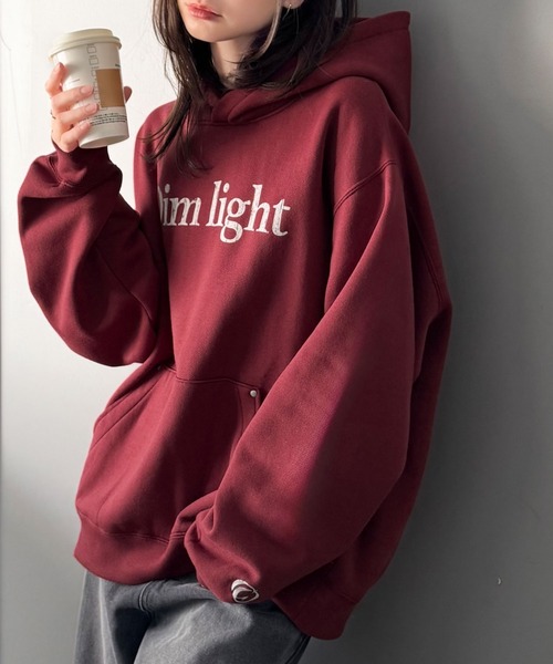 Classical Origin（クラシカルオリジン）の「「暖か素材。」裏起毛ロゴ＆スタッズ使いプルパーカー／Brushed Lining Logo＆Stud Accents Pullover Hoodie（パーカー・メンズ・ブラック/レッド/杢グレー・SMALL/MEDIUM/LARGE）」の14枚目の写真