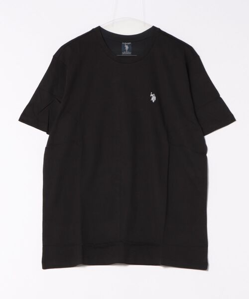 U.S. POLO ASSN.(ユーエスポロアッスン)の「【Bl】【U.S. POLO ASSN】コットンTシャツ(Tシャツ/カットソー・メンズ・ホワイト/ブラック・X-LARGE/MEDIUM)」の2枚目の写真