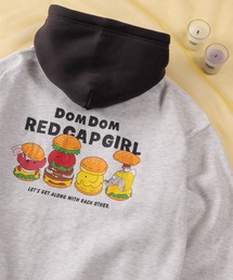 Red Cap Girl（レッドキャプガール）の「【70】【RCG】ドムドムバーガーコラボ 裏起毛 フード配色 プルパーカー（パーカー・メンズ）」