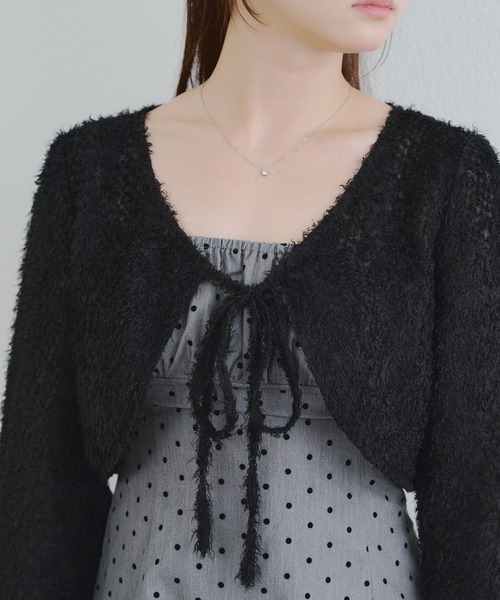 Another Branch olive des olive(アナザーブランチオリーブデオリーブ)の「【シャギーカーデセット】ミニジャンスカ(ワンピース・レディース・ブラック系その他/ブラック/グレー系その他2・FREE)」の7枚目の写真