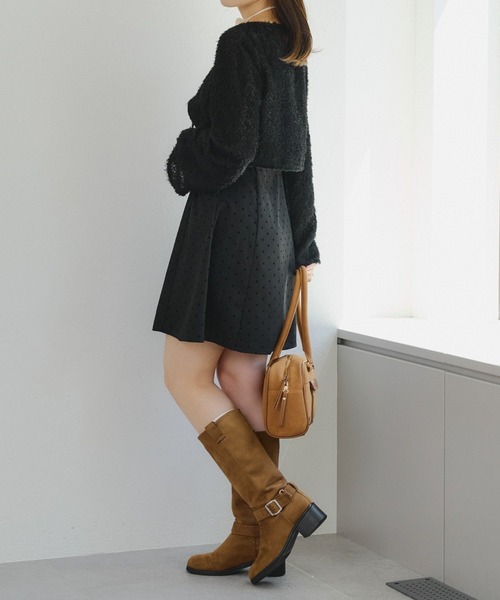 Another Branch olive des olive(アナザーブランチオリーブデオリーブ)の「【シャギーカーデセット】ミニジャンスカ(ワンピース・レディース・ブラック系その他/ブラック/グレー系その他2・FREE)」の19枚目の写真