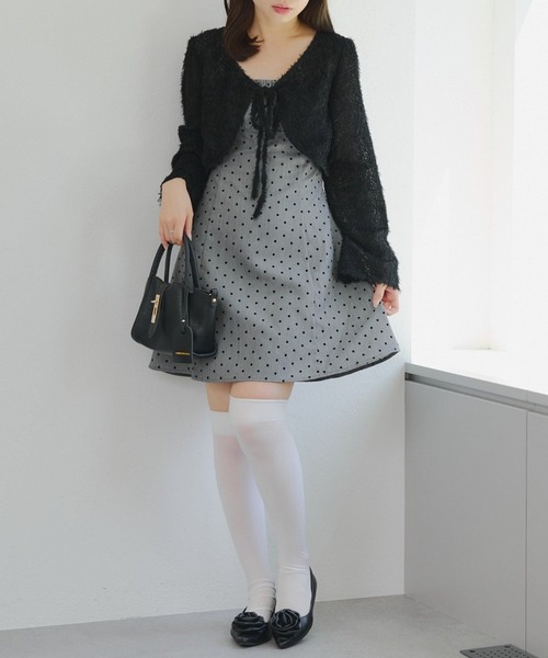 Another Branch olive des olive(アナザーブランチオリーブデオリーブ)の「【シャギーカーデセット】ミニジャンスカ(ワンピース・レディース・ブラック系その他/ブラック/グレー系その他2・FREE)」の14枚目の写真