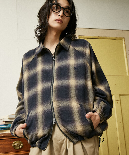 U.S. POLO ASSN.（ユーエスポロアッスン）の「U.S. POLO ASSN./ユーエスポロアッスン 別注 WZIP SWINGTOP/ダブルジップスイングトップ(限定展開)（ブルゾン・メンズ・ネイビー/グレー系その他/ブラック/ブラウン/ブラック系その他・LARGE/MEDIUM/SMALL）」の8枚目の写真