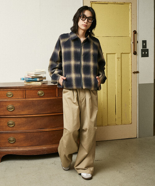 U.S. POLO ASSN.（ユーエスポロアッスン）の「U.S. POLO ASSN./ユーエスポロアッスン 別注 WZIP SWINGTOP/ダブルジップスイングトップ(限定展開)（ブルゾン・メンズ・ネイビー/グレー系その他/ブラック/ブラウン/ブラック系その他・LARGE/MEDIUM/SMALL）」の10枚目の写真