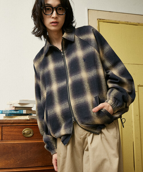 U.S. POLO ASSN.（ユーエスポロアッスン）の「U.S. POLO ASSN./ユーエスポロアッスン 別注 WZIP SWINGTOP/ダブルジップスイングトップ(限定展開)（ブルゾン・メンズ・ネイビー/グレー系その他/ブラック/ブラウン/ブラック系その他・LARGE/MEDIUM/SMALL）」の14枚目の写真