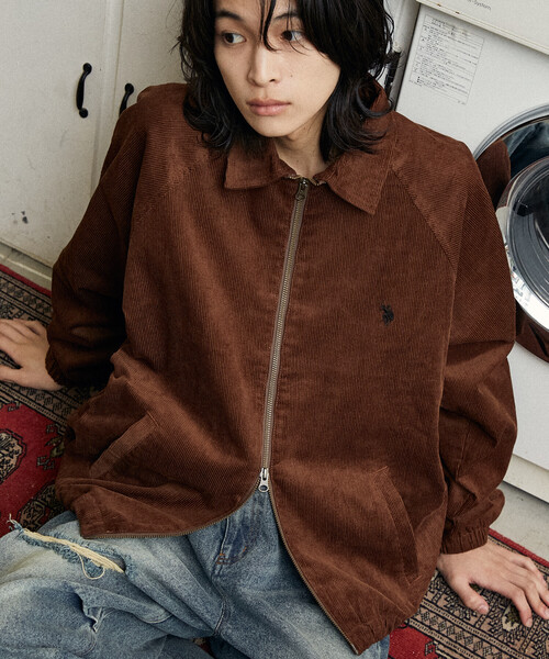 （新品）生産終了　ポロ　スウィングトップ・コットンジャケット Polo by Ralph Lauren コットンスウィングトップ L | CUSTOM F