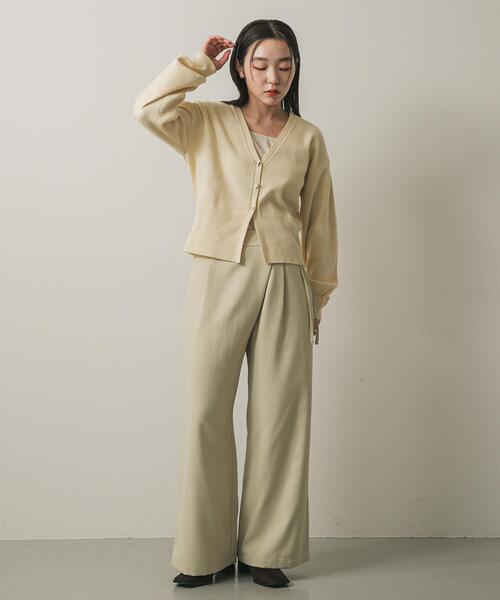 SENSE OF PLACE by URBAN RESEARCH（センスオブプレイスバイアーバンリサーチ）の「ベルトデザインスラックス（その他パンツ・レディース・ブラック/ベージュ/チャコールグレー・MEDIUM/SMALL）」の14枚目の写真