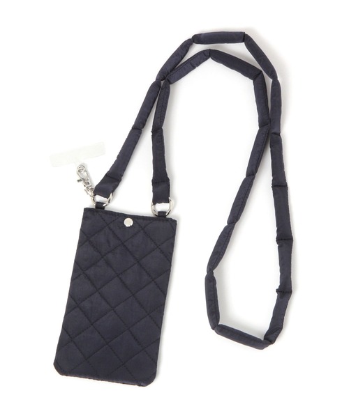GLOBAL WORK（グローバルワーク）の「キルティングスマホショルダー/599559（スマホケース/カバー・レディース・ブラック/シルバー/ピンク/ネイビー/イエロー・FREE）」の3枚目の写真
