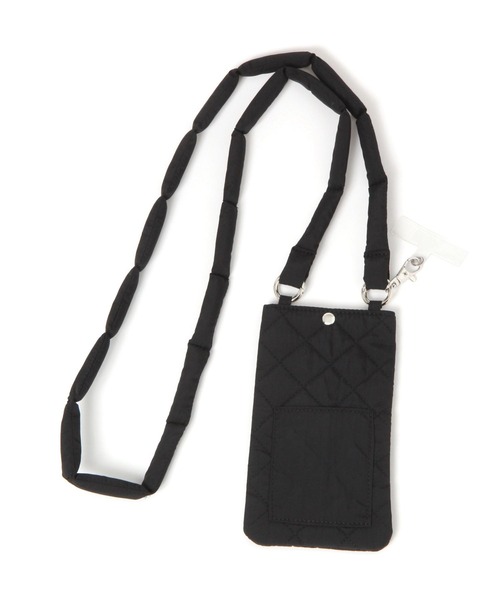 GLOBAL WORK（グローバルワーク）の「キルティングスマホショルダー/599559（スマホケース/カバー・レディース・ブラック/シルバー/ピンク/ネイビー/イエロー・FREE）」の6枚目の写真