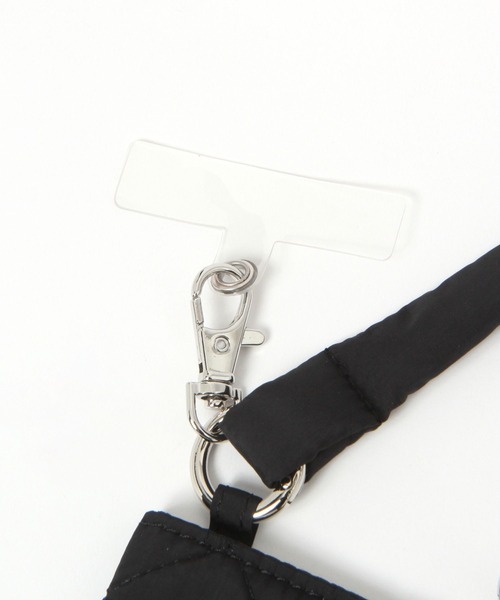 GLOBAL WORK（グローバルワーク）の「キルティングスマホショルダー/599559（スマホケース/カバー・レディース・ブラック/シルバー/ピンク/ネイビー/イエロー・FREE）」の8枚目の写真