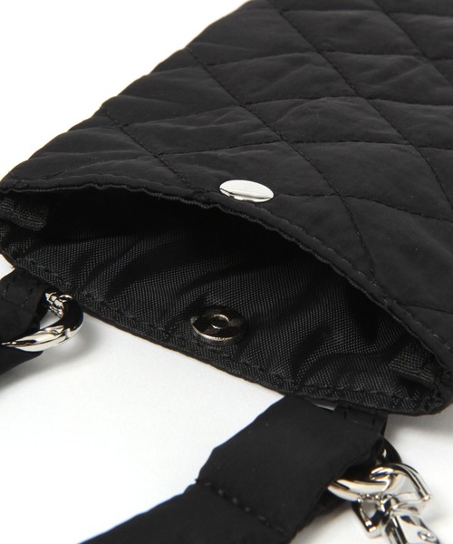 GLOBAL WORK（グローバルワーク）の「キルティングスマホショルダー/599559（スマホケース/カバー・レディース・ブラック/シルバー/ピンク/ネイビー/イエロー・FREE）」の12枚目の写真