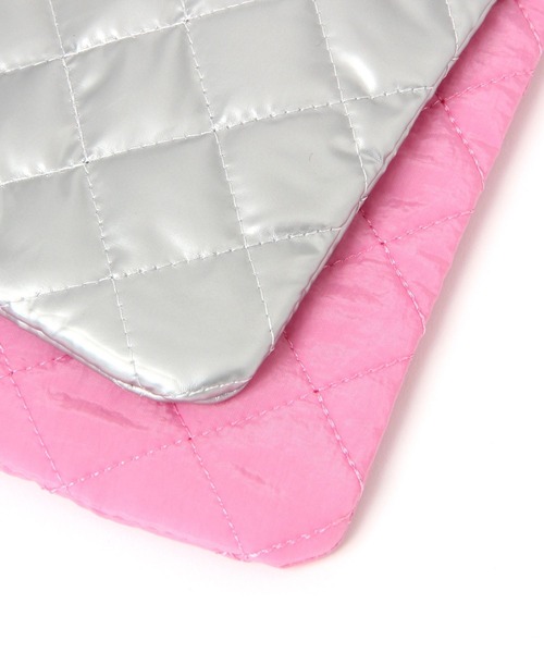 GLOBAL WORK（グローバルワーク）の「キルティングスマホショルダー/599559（スマホケース/カバー・レディース・ブラック/シルバー/ピンク/ネイビー/イエロー・FREE）」の16枚目の写真