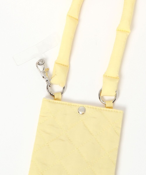 GLOBAL WORK（グローバルワーク）の「キルティングスマホショルダー/599559（スマホケース/カバー・レディース・ブラック/シルバー/ピンク/ネイビー/イエロー・FREE）」の18枚目の写真