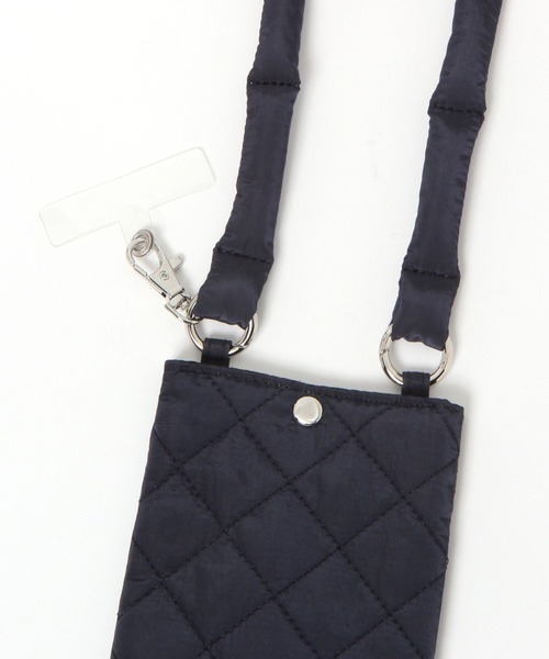 GLOBAL WORK（グローバルワーク）の「キルティングスマホショルダー/599559（スマホケース/カバー・レディース・ブラック/シルバー/ピンク/ネイビー/イエロー・FREE）」の19枚目の写真