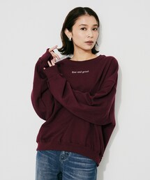 【CHIGNON】別注ロゴスウェット
