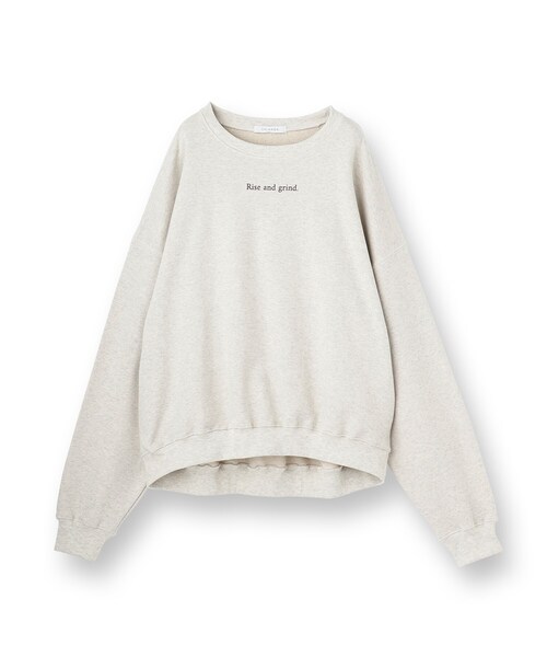 UNTITLED(アンタイトル)の「【CHIGNON】別注ロゴスウェット(スウェット・レディース・ダークブラウン/ベージュ/ボルドー・02)」の4枚目の写真