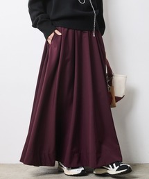 CHIC STYLE | フレアマキシスカート＜大きいサイズ有＞シックスタイル(スカート)