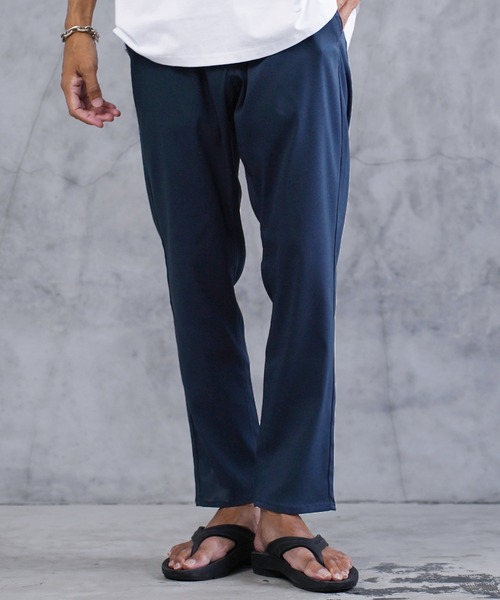 jiggys shop(ジギーズショップ)の「接触冷感 吸汗速乾 カルゼ ストレッチ アンクルパンツ(その他パンツ・メンズ・ブラック/ベージュ/ネイビー/カーキ・MEDIUM/LARGE/X-LARGE)」の4枚目の写真