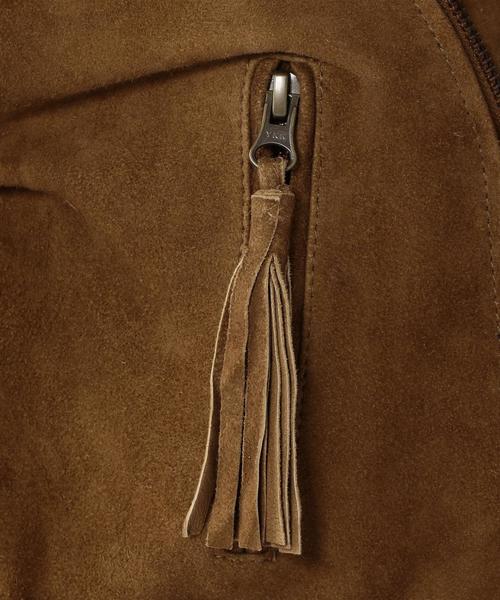 coen（コーエン）の「ゴートスエードライダースジャケット（ライダースジャケット・レディース・ブラウン・SMALL/MEDIUM）」の12枚目の写真