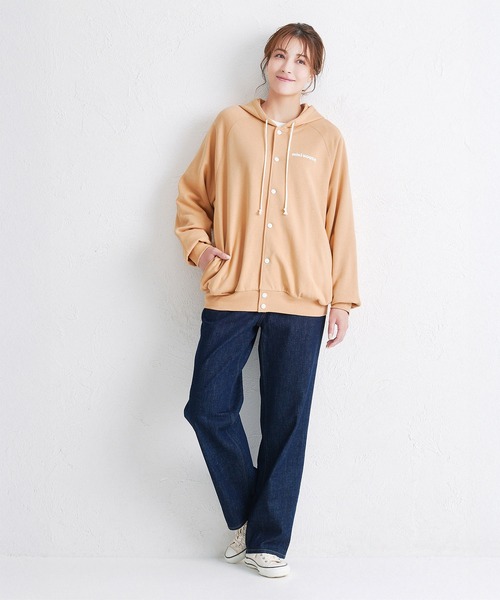 MIKI HOUSE(ミキハウス)の「【WEB限定】バックロゴパーカー(大人用)(パーカー・レディース・ベージュ/ロイヤルブルー/ラベンダー/ブラック・S(155-165cm)/M(165-175cm)/L(175-185cm))」の18枚目の写真