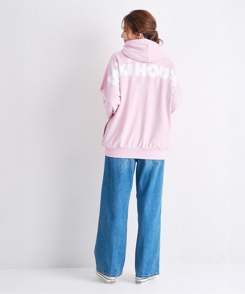 MIKI HOUSE(ミキハウス)の「【WEB限定】バックロゴパーカー(大人用)(パーカー・レディース・ベージュ/ロイヤルブルー/ラベンダー/ブラック・S(155-165cm)/M(165-175cm)/L(175-185cm))」の22枚目の写真