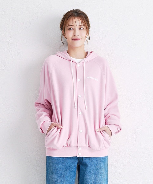 MIKI HOUSE(ミキハウス)の「【WEB限定】バックロゴパーカー(大人用)(パーカー・レディース・ベージュ/ロイヤルブルー/ラベンダー/ブラック・S(155-165cm)/M(165-175cm)/L(175-185cm))」の21枚目の写真