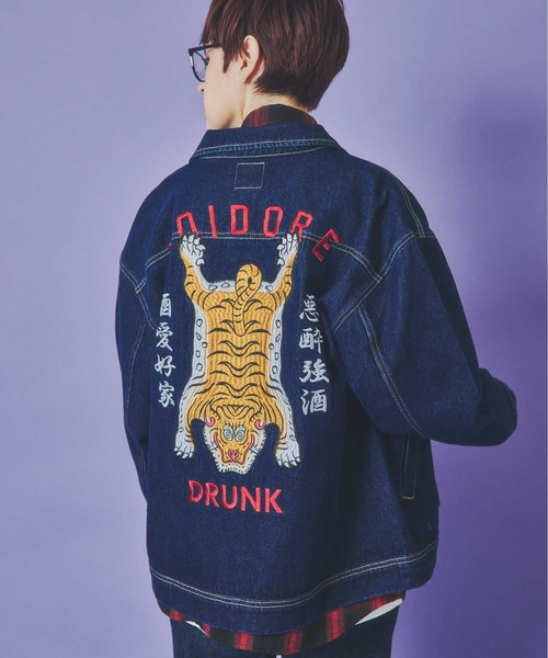 JACKROSE（ジャックローズ）の「YOIDORE ﾁﾍﾞﾀﾝ ﾃﾞﾆﾑｼﾞｬｹｯﾄ（デニムジャケット・メンズ・ライトインディゴブルー/ダークインディゴブルー・M/L/XL）」の21枚目の写真