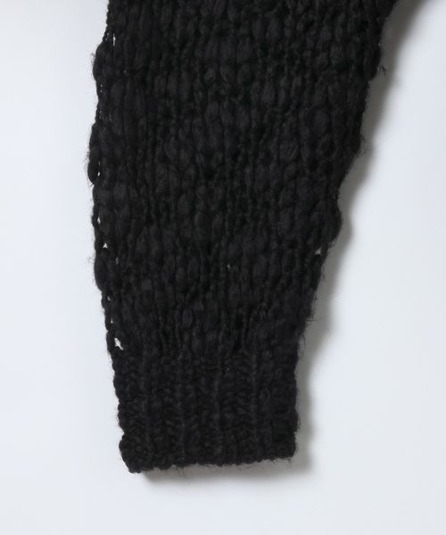 JEANASIS（ジーナシス）の「1.5G BIGスラブプルオーバー/603864（ニット/セーター・レディース・オフホワイト/ブラック・FREE）」の9枚目の写真