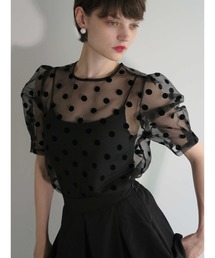 パフスリーブ シースルー」に該当するトップスファッション通販 - ZOZOTOWN