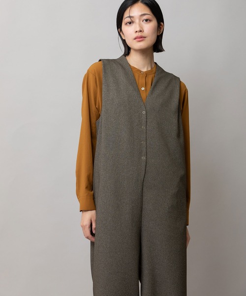 セール】メランジツイルコンビネゾン（つなぎ/オールインワン