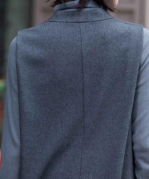 Munich（ミューニック）の「メランジツイルコンビネゾン（つなぎ/オールインワン・レディース・ブラック/ブラウン/チャコールグレー・M/S）」の19枚目の写真