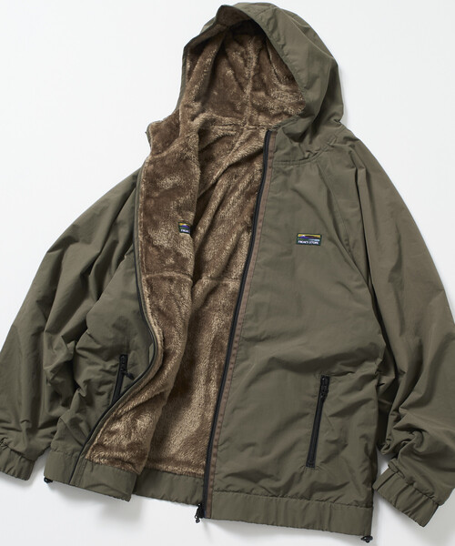 セール】限定展開 リラックスフィット ナイロン フリース リバーシブル