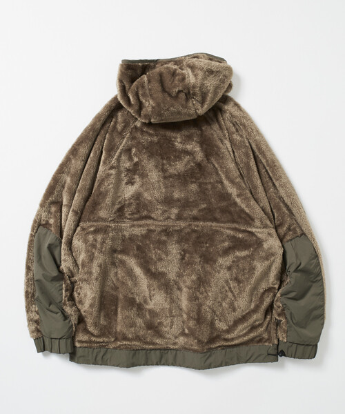 限定展開 リラックスフィット ナイロン フリース リバーシブル