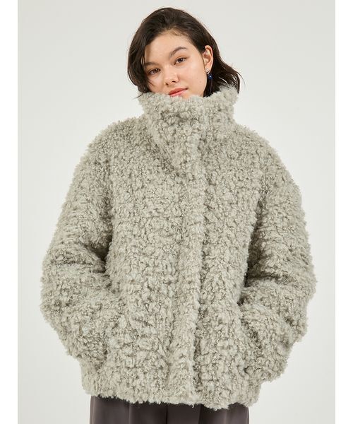 新品未使用タグ付　emmi ボリュームボアコート セール】ボリュームボアコート（ピーコート）｜emmi（エミ）の