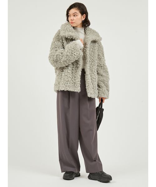 新品未使用！emmi ボリュームボアコート セール】ボリュームボアコート（ピーコート）｜emmi（エミ）の