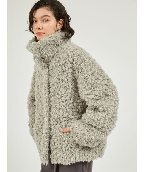 emmi エミ　今季　ボリュームボアコート セール】ボリュームボアコート（ピーコート）｜emmi（エミ）の