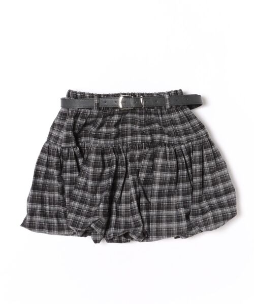 Nia（ニア）の「Nia(ニア)/【ベルト付属】チェック柄バルーンスカート（スカート・レディース・ブラック/ブラウン/ネイビー・SMALL/MEDIUM）」の21枚目の写真
