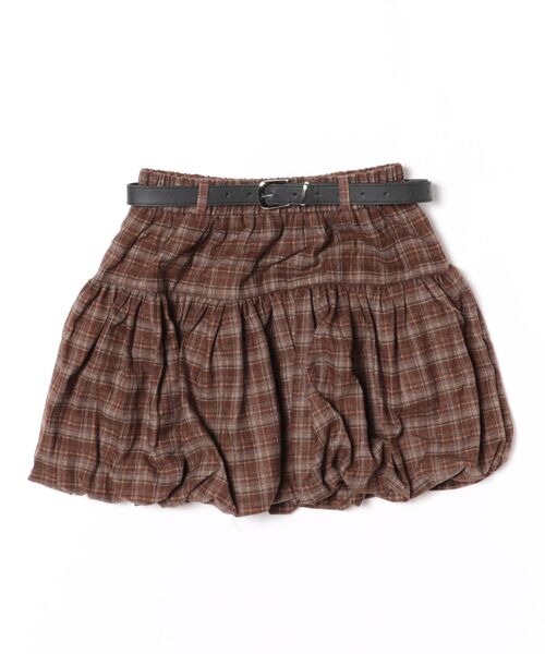 Nia（ニア）の「Nia(ニア)/【ベルト付属】チェック柄バルーンスカート（スカート・レディース・ブラック/ブラウン/ネイビー・SMALL/MEDIUM）」の22枚目の写真