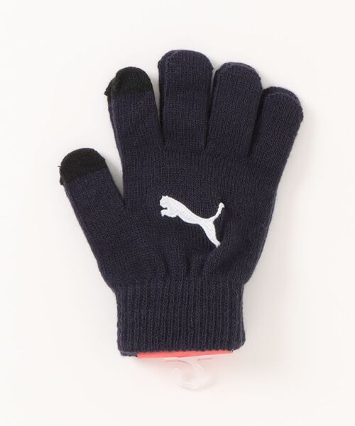 PUMA（プーマ）の「《PUMA》PUMA ｽﾎﾟｰﾂ ｸﾞﾛｰﾌﾞ（手袋・メンズ・ネイビー/ブラック/ライトブルー・L/M）」の3枚目の写真