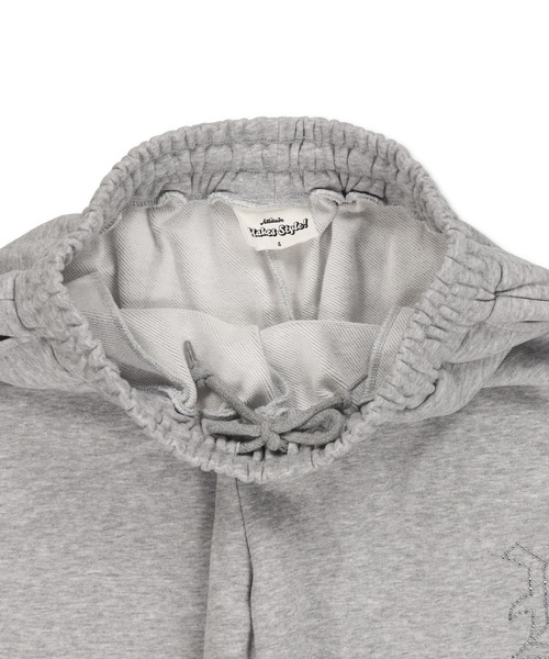 SPINNS（スピンズ）の「【セットアップ可能】ワンポイントスウェットパンツ/ライトストーン（スウェットパンツ・メンズ・ブラック/杢グレー/アッシュグレー・M/S）」の9枚目の写真