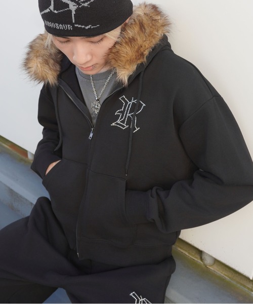 SPINNS（スピンズ）の「【セットアップ可能】ワンポイントスウェットパンツ/ライトストーン（スウェットパンツ・メンズ・ブラック/杢グレー/アッシュグレー・M/S）」の19枚目の写真