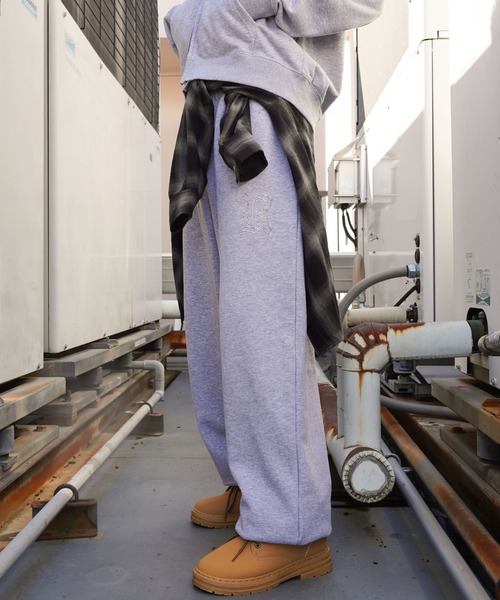 SPINNS（スピンズ）の「【セットアップ可能】ワンポイントスウェットパンツ/ライトストーン（スウェットパンツ・メンズ・ブラック/杢グレー/アッシュグレー・M/S）」の22枚目の写真