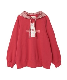 ピンクハウス　スウェット　トレーナー　黒　うさぎ SWAN LAKEモチーフトレーナー （スウェット）｜PINK HOUSE